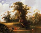 乔治迦勒宾宾汉姆 - Landscape, Rudal Scene
